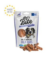 Let's Bite Meat Snacks Duck Bars 80g