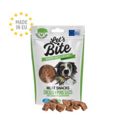 Let's Bite Meat Snacks Chicken and Pork Slices with Cranberries and Artichoke 80g