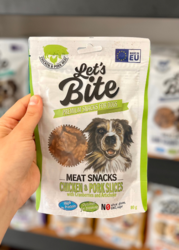 Let's Bite Meat Snacks Chicken and Pork Slices with Cranberries and Artichoke 80g