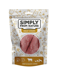 SFN Meat Strips - Hovězí stripsy s černuchou 80g