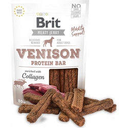 Brit Meat Jerky - Venison Protein Bar 80g